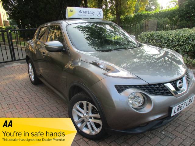 Nissan Juke 1.2 DiG-T N-Connecta 5dr SH Satnav Bluetooth Hatchback Petrol Metallic Grey